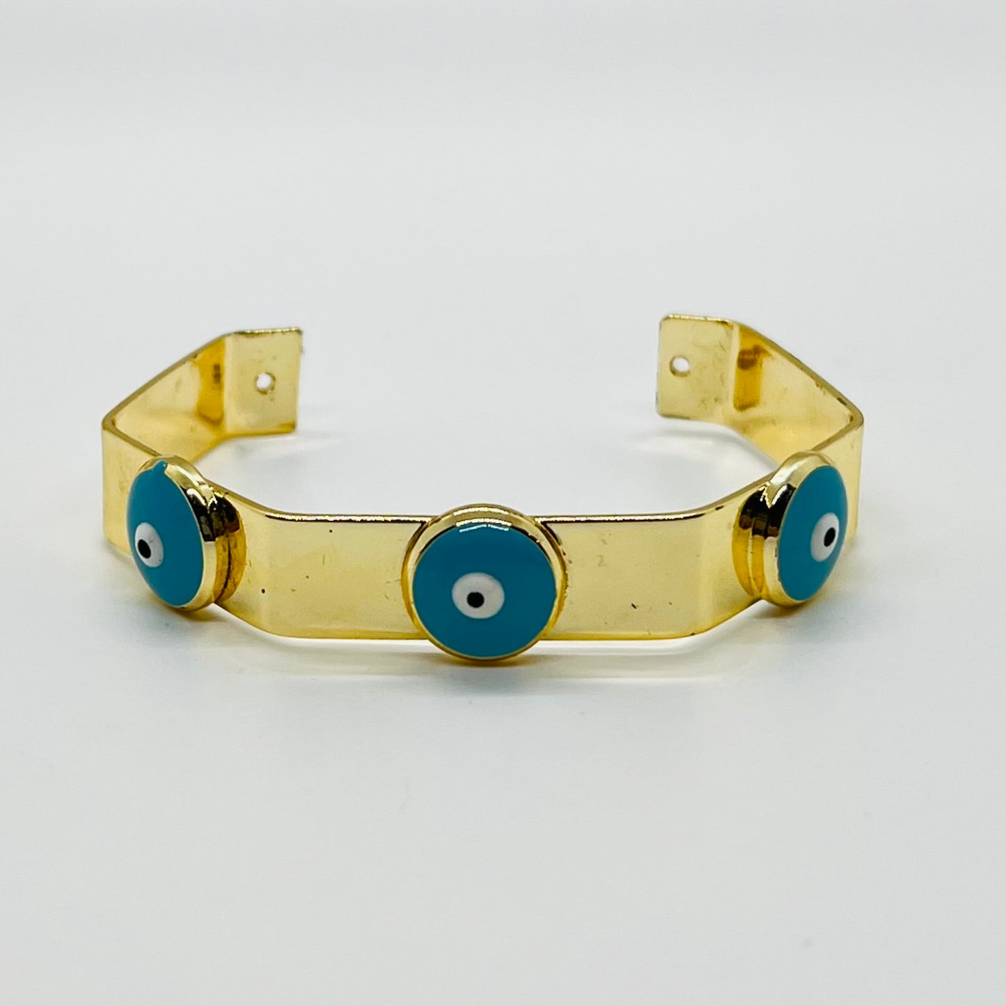 Hexa Evil Eye Cuff Bracelet