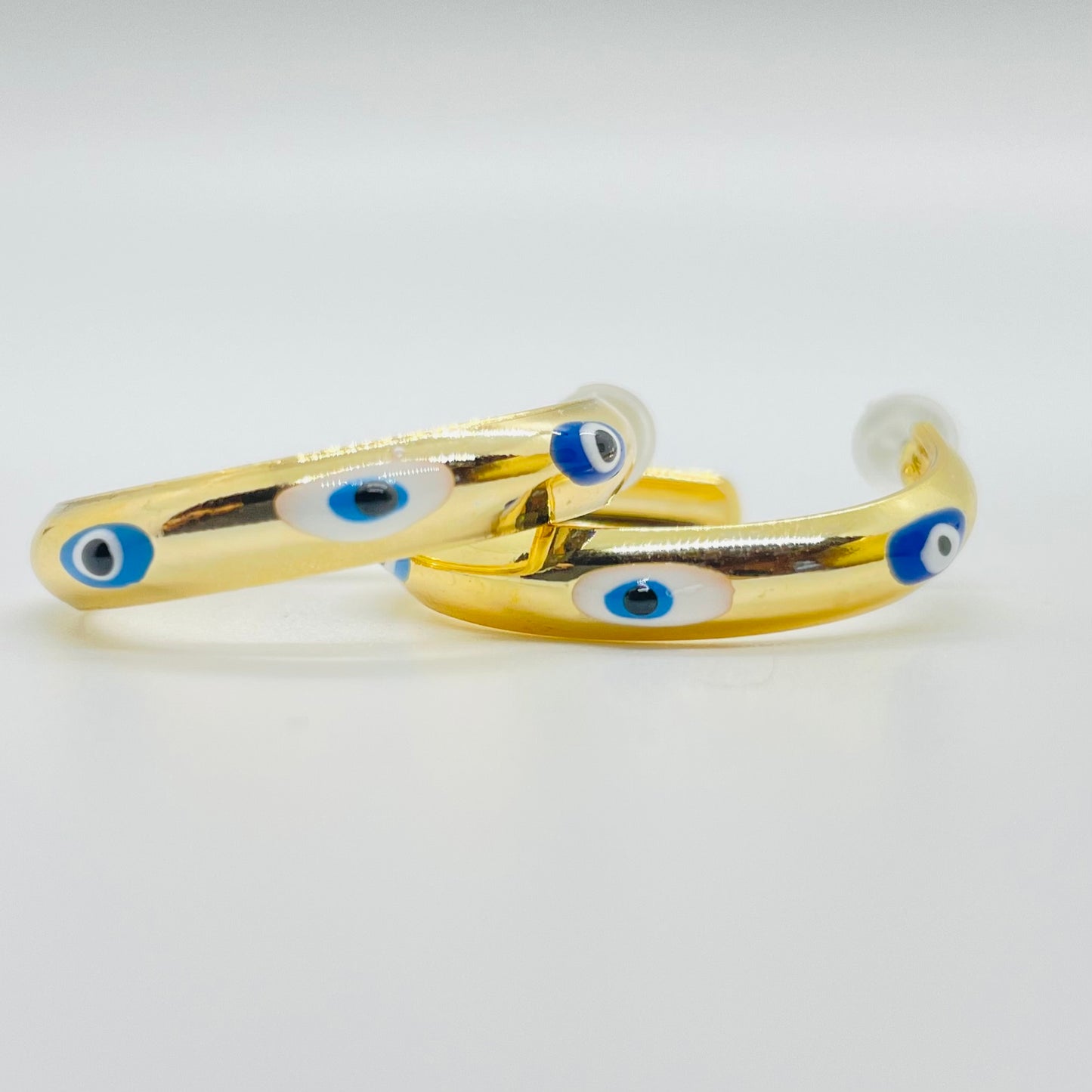 Evil Eye Hoop Earrings