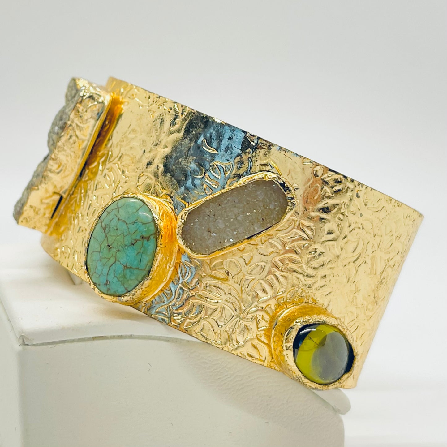 Gemstone Cuff Bracelet