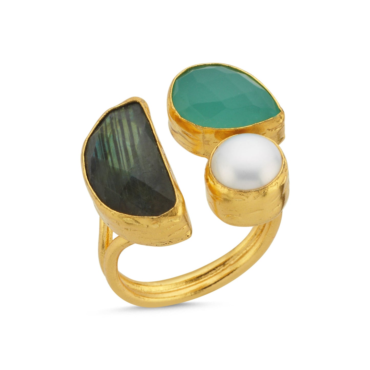 Pomegranate turquoise earrings