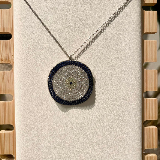 925 Silver Evil Eye Necklace 3