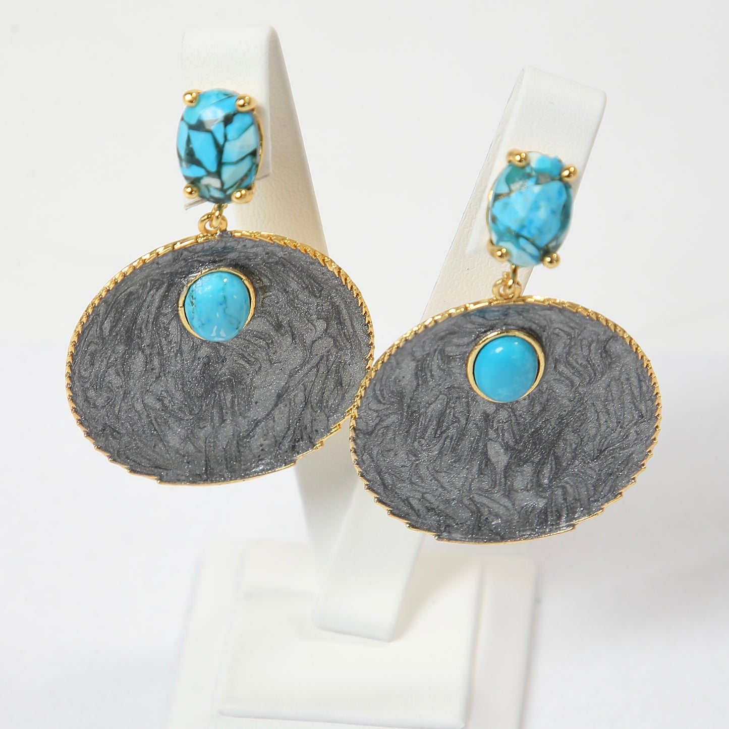 Turquoise Statement Earrings