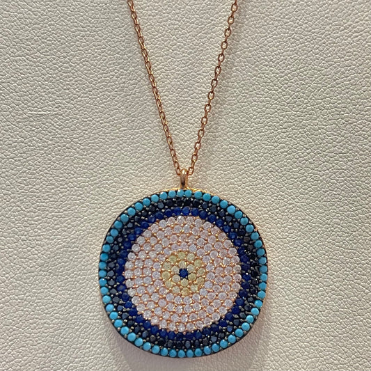 925 Silver Evil Eye Necklace 5