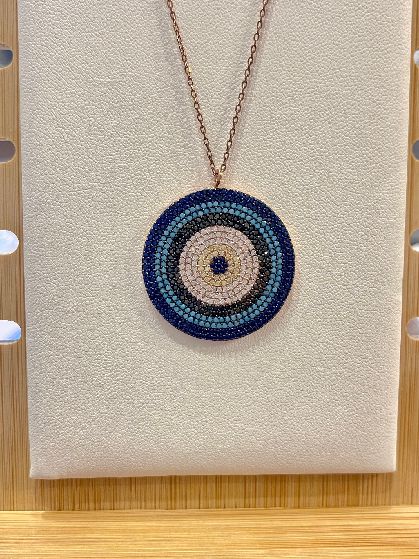 925 Silver Evil Eye Necklace 2