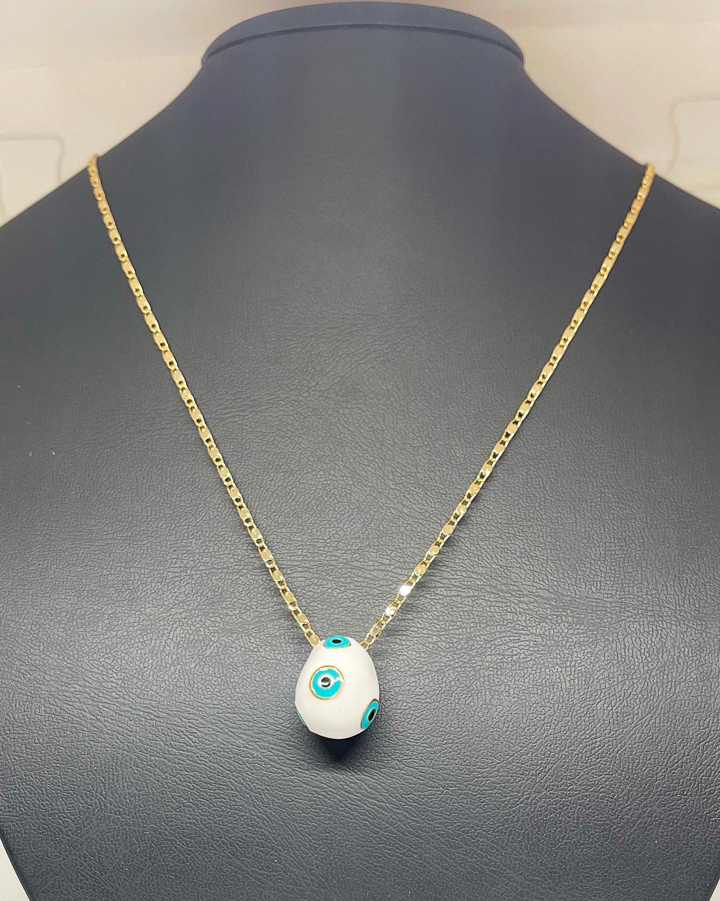 enamel pendant Necklace