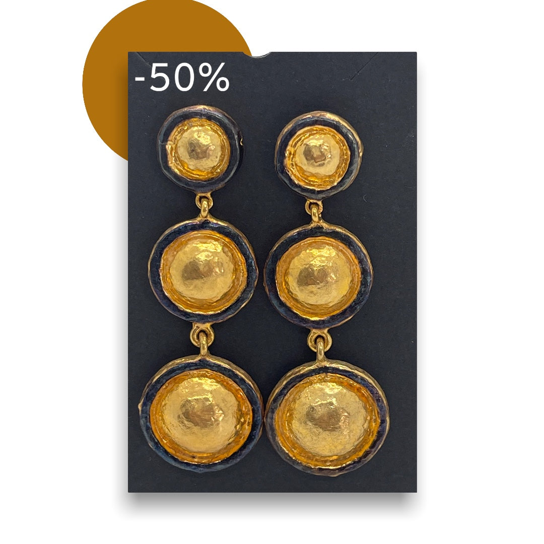 Bronze Drop Earrings