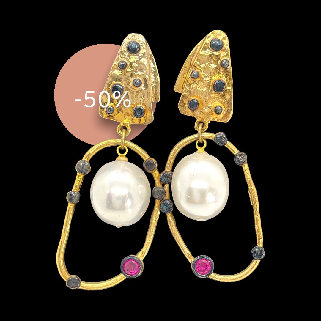 Zoey Red Earrings