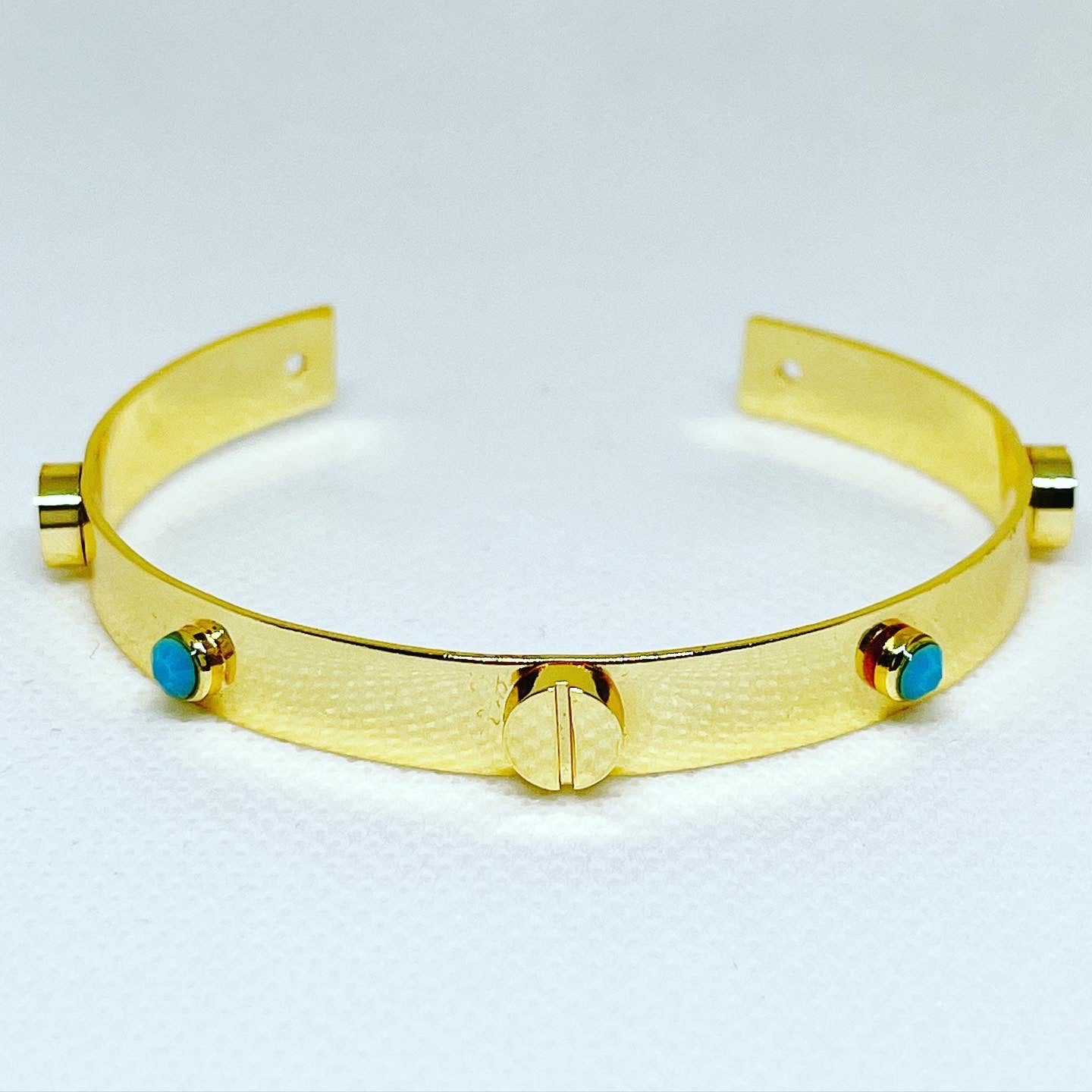 gold/blue Bracelet