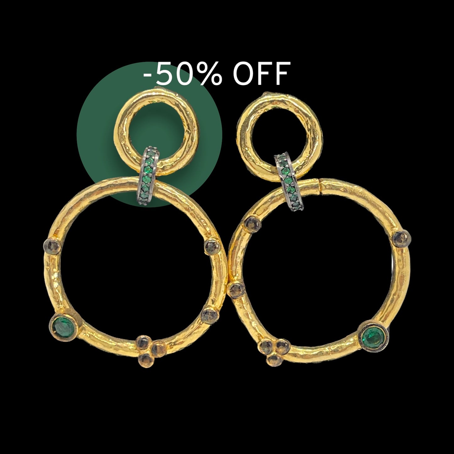 Nadine Green Earrings