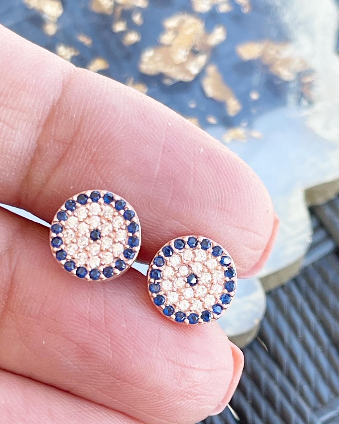 micro pave Earrings