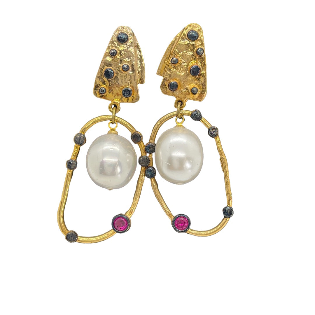 Zoey Red Earrings