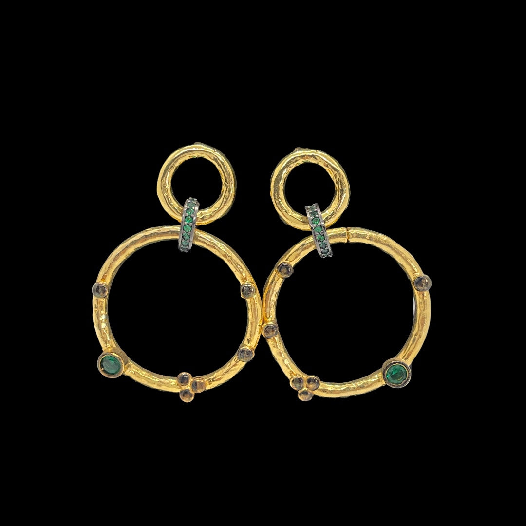 Nadine Green Earrings
