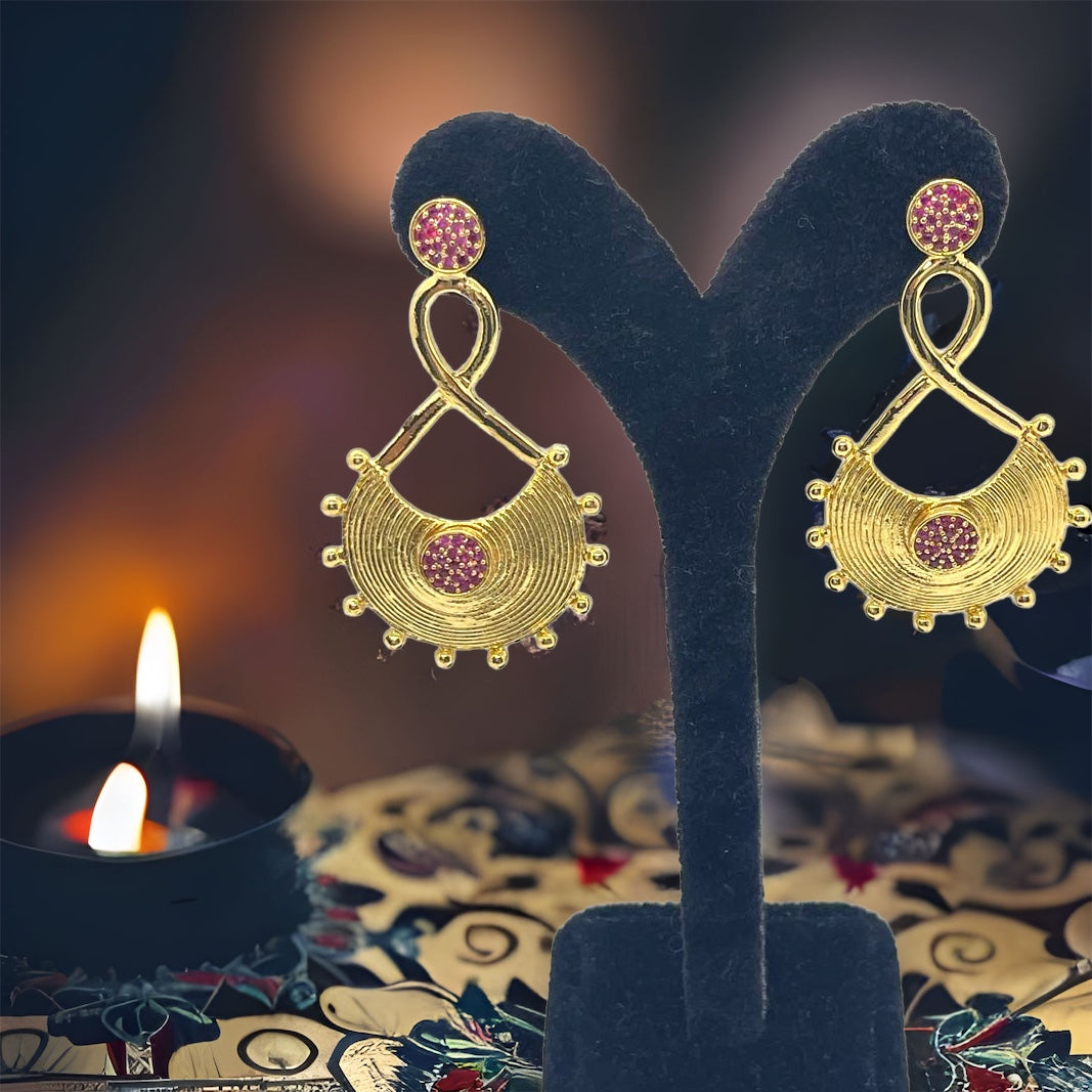 Golden Twist Earrings