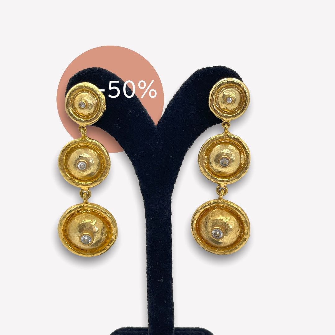 Golden Drop Earrings