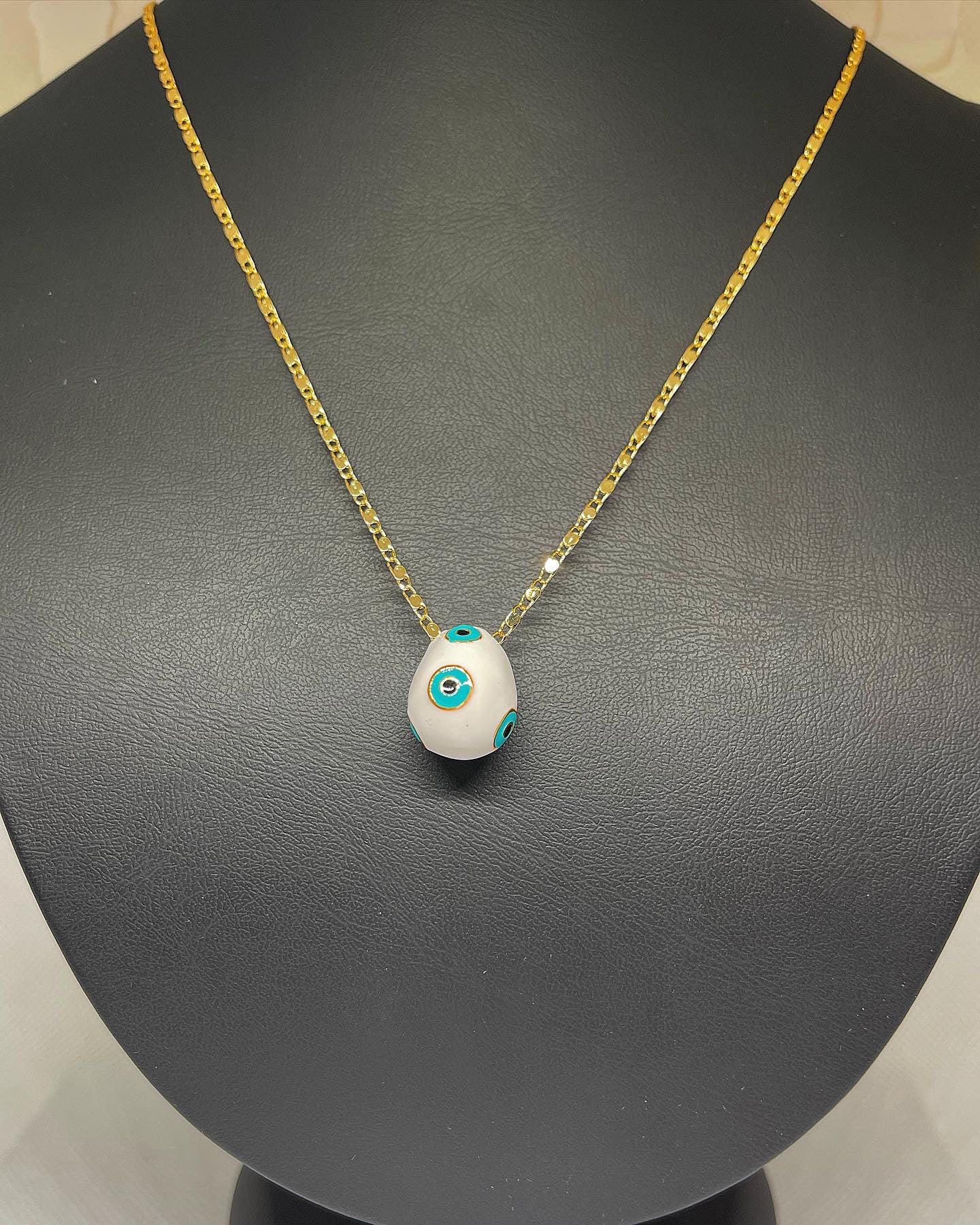 enamel pendant Necklace