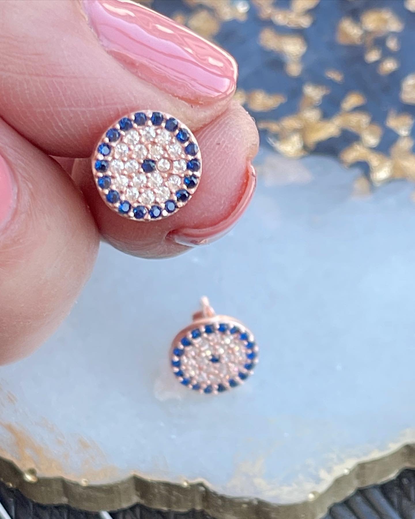 micro pave Earrings