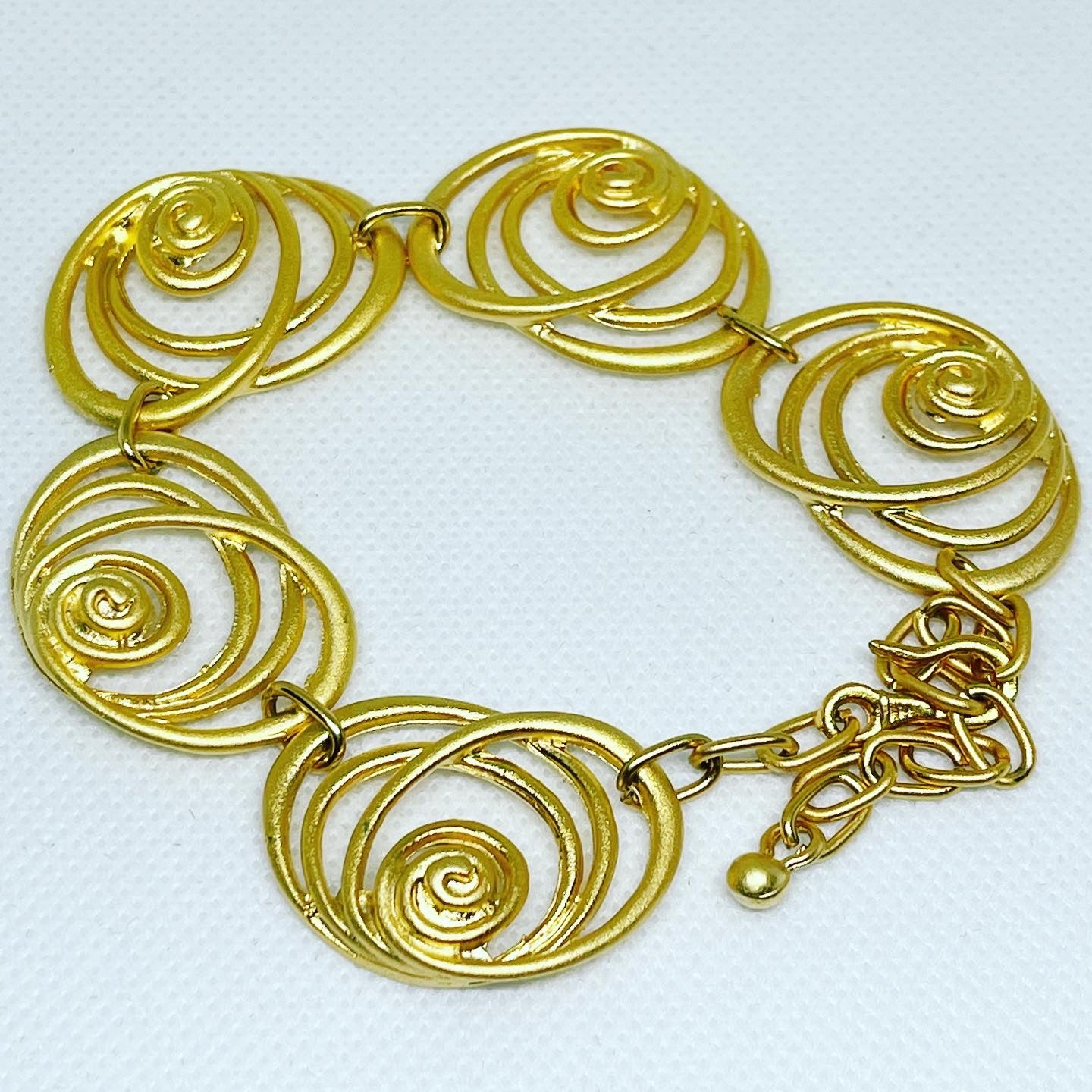 Gold Coil Bracelet