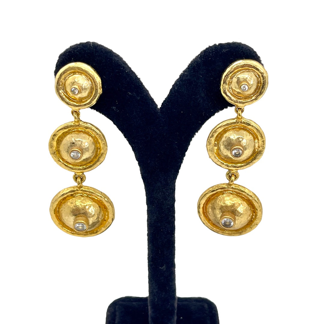Golden Drop Earrings