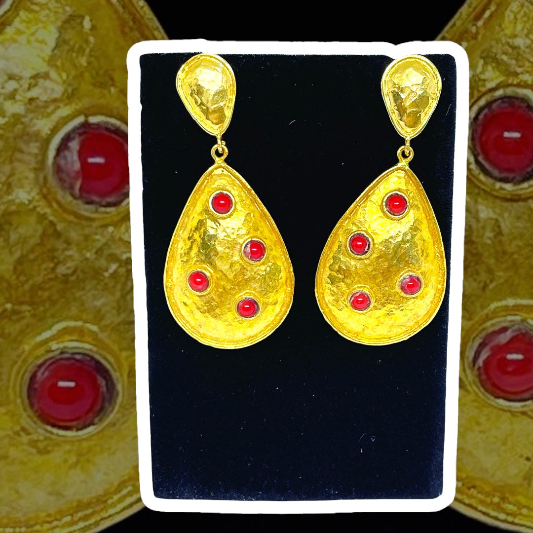 Ruby Earrings