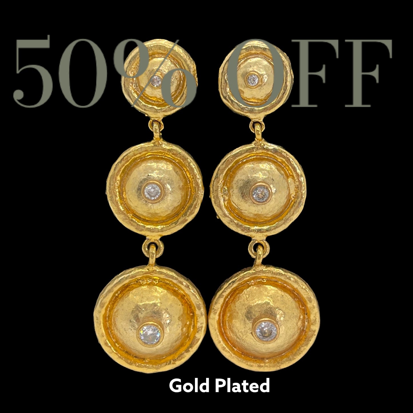 Golden Drop Earrings