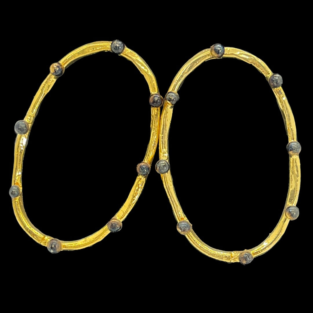 Oval Cle Earrings