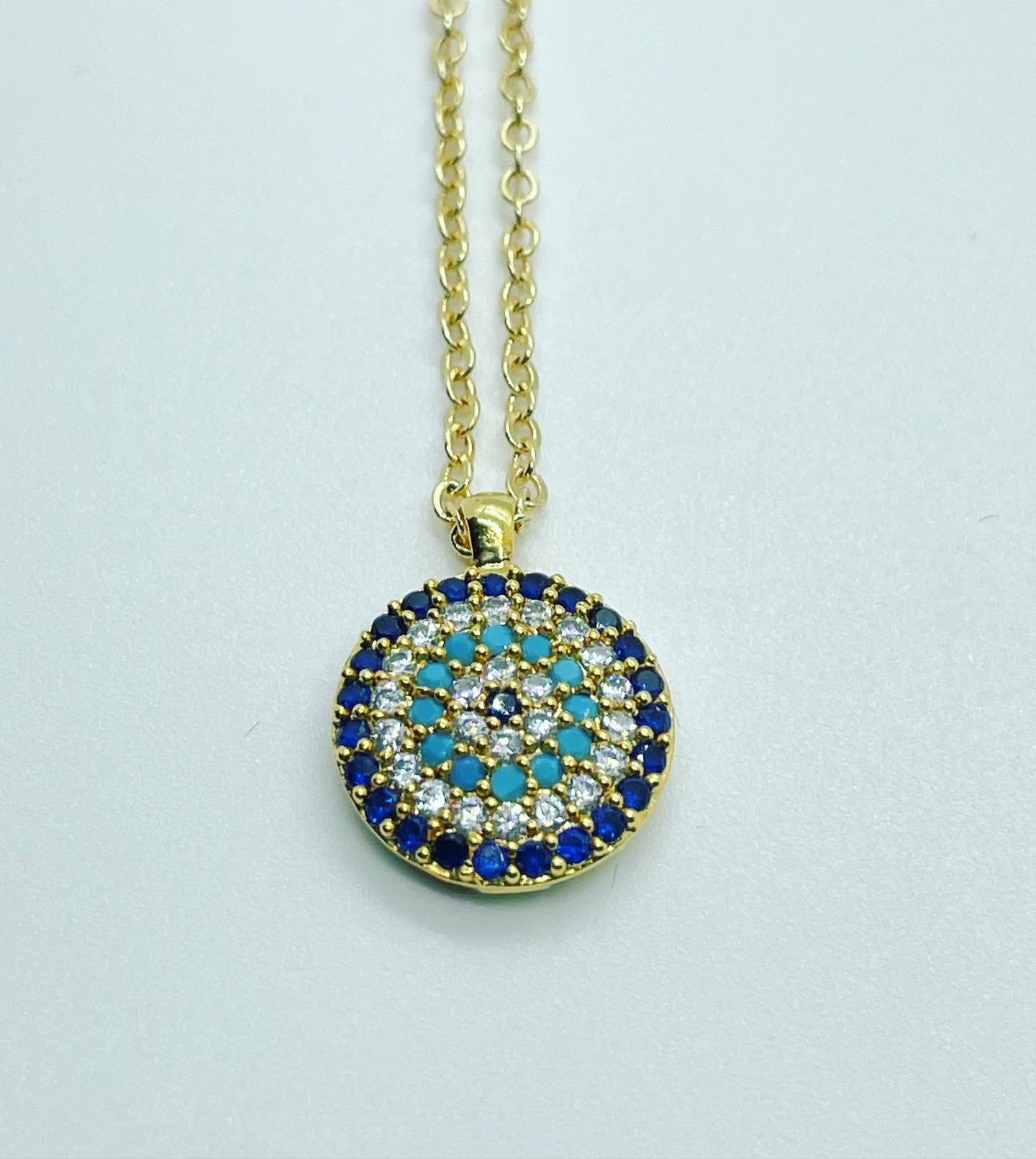 Evil Eye Round Necklace