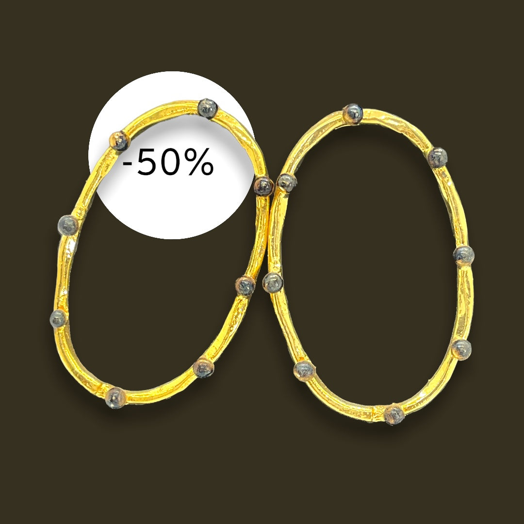Oval Cle Earrings