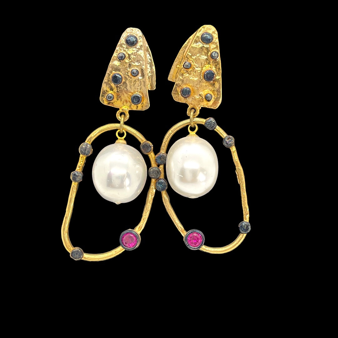 Zoey Red Earrings