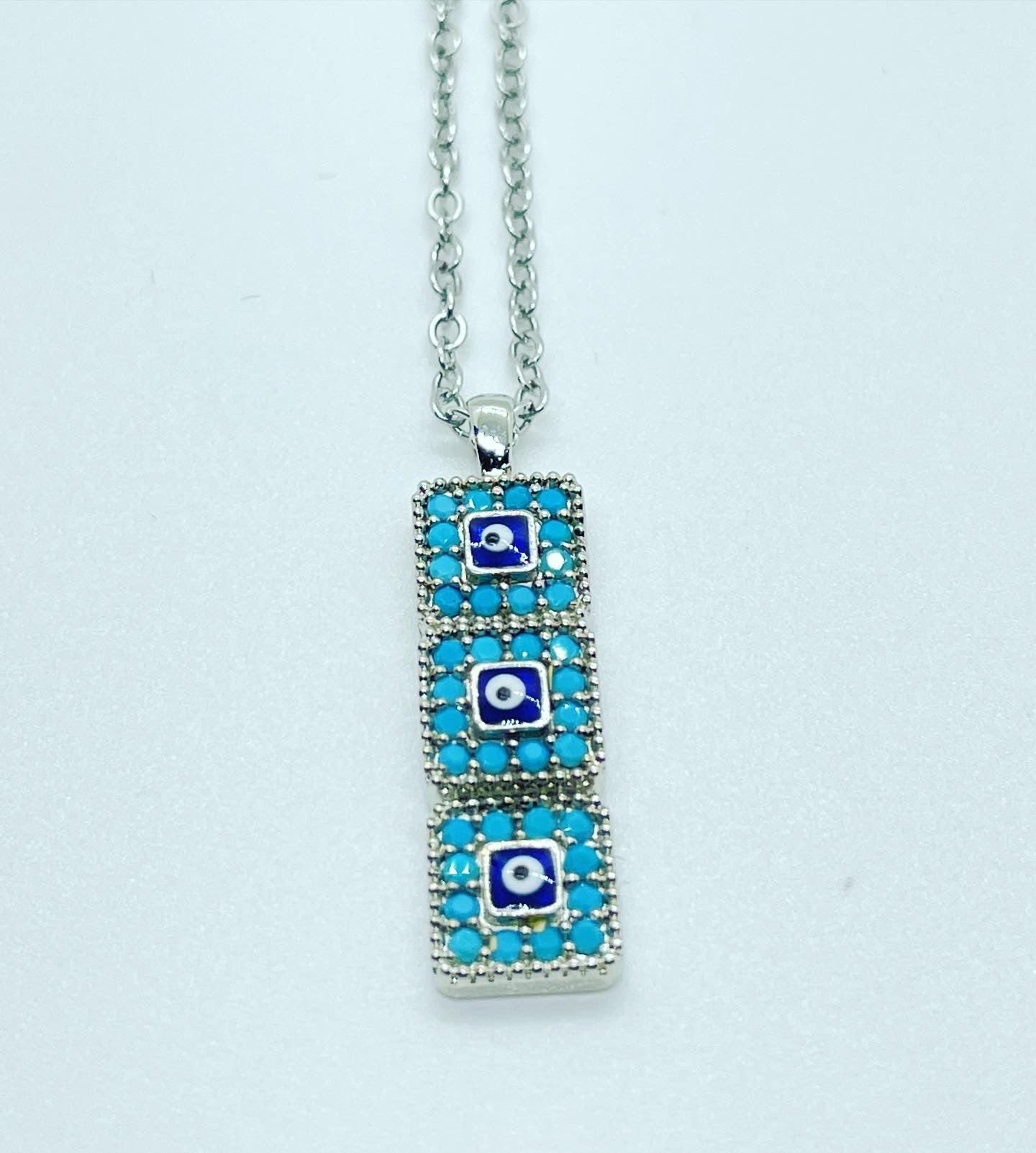 Evil Eye Drop Necklace