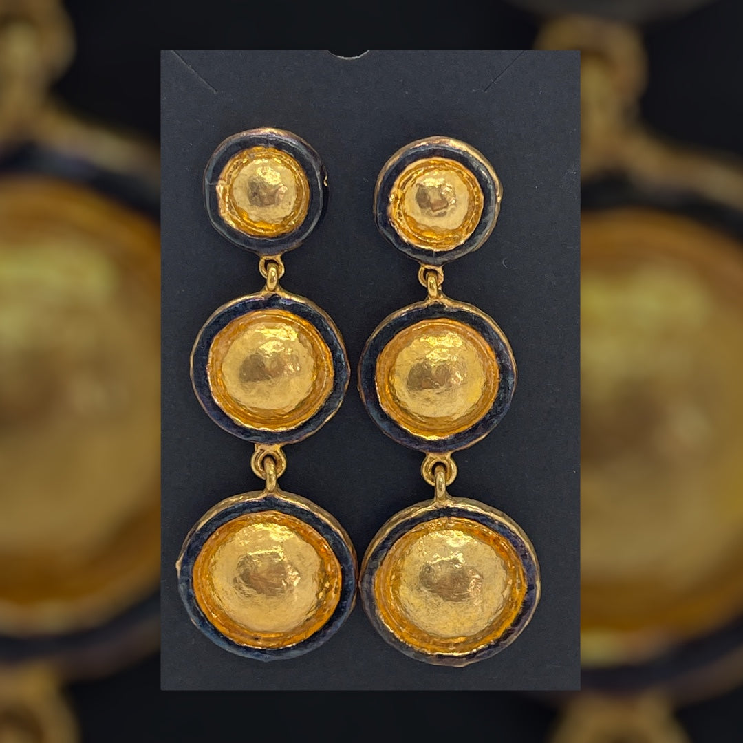 Bronze Drop Earrings