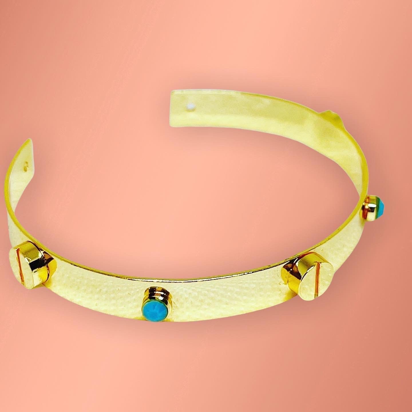 gold/blue Bracelet