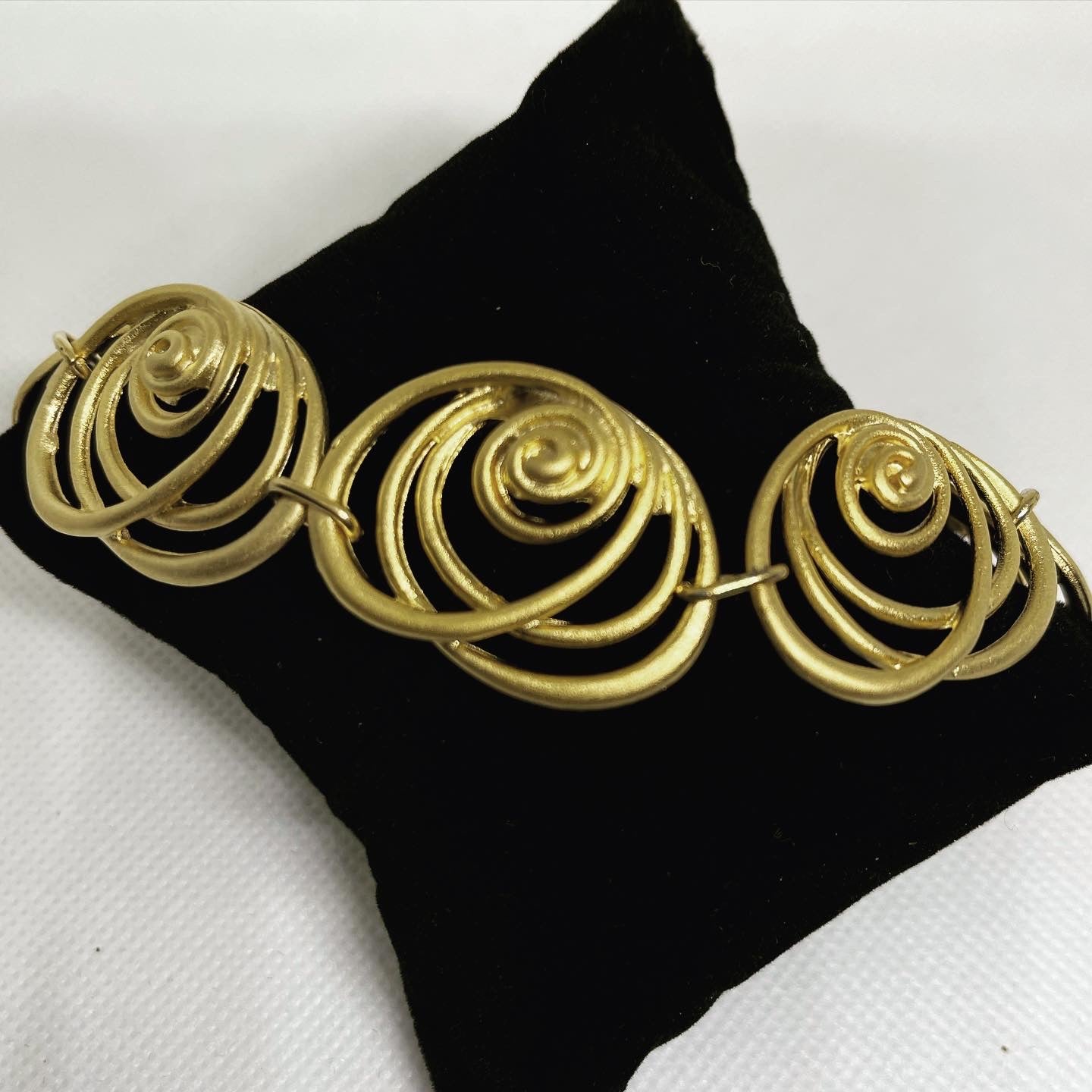 Gold Coil Bracelet