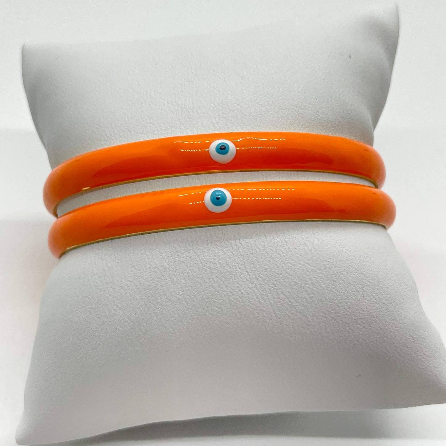 Rainbow Enamel Cuff Bracelets