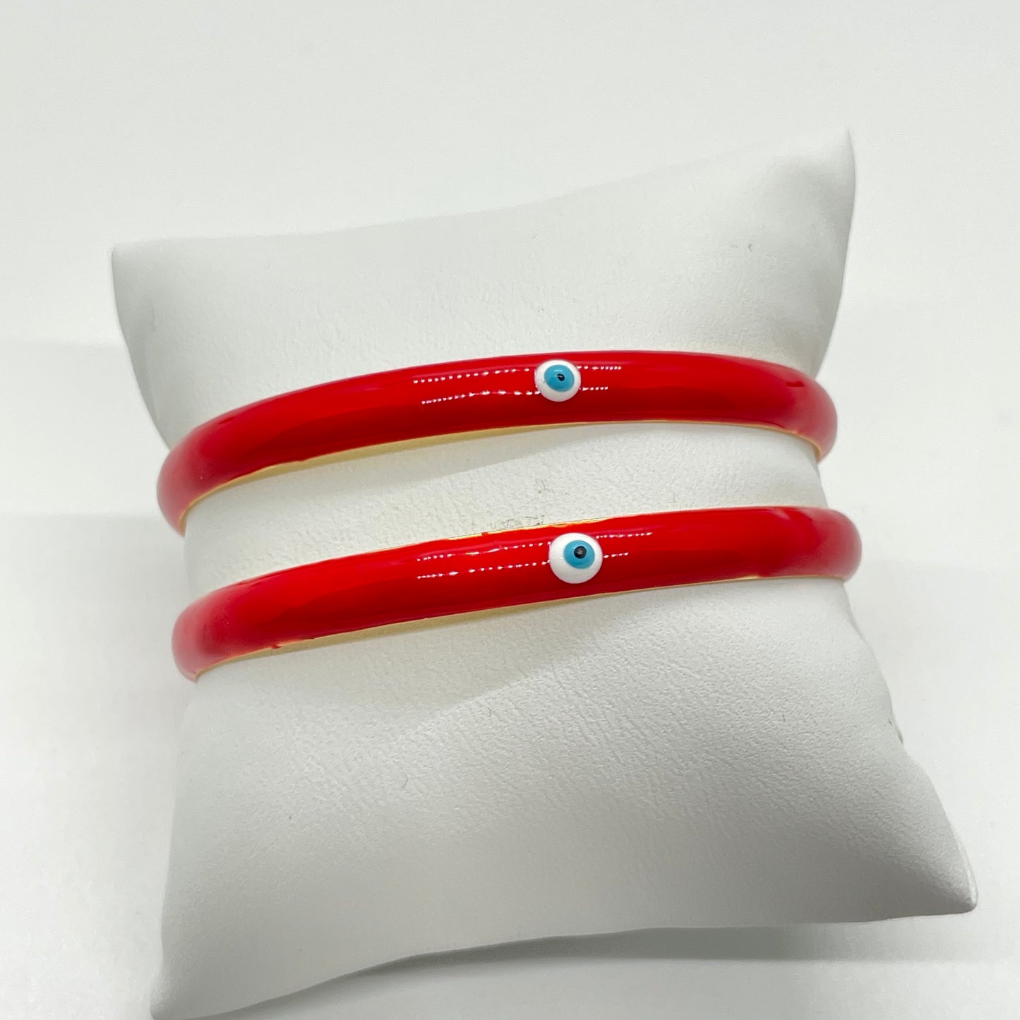 Rainbow Enamel Cuff Bracelets