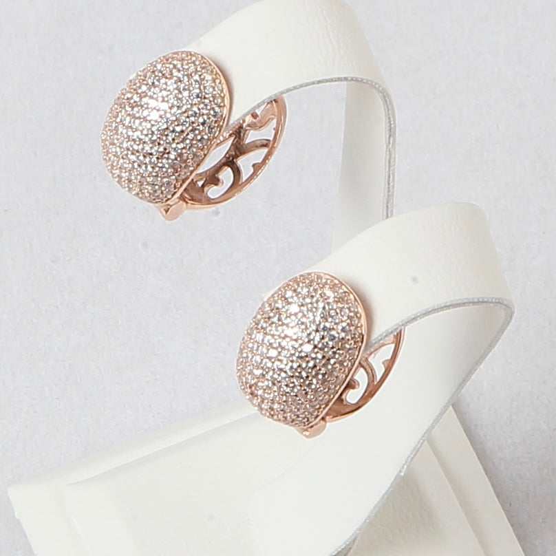 Sparkly 925 Silver Earrings