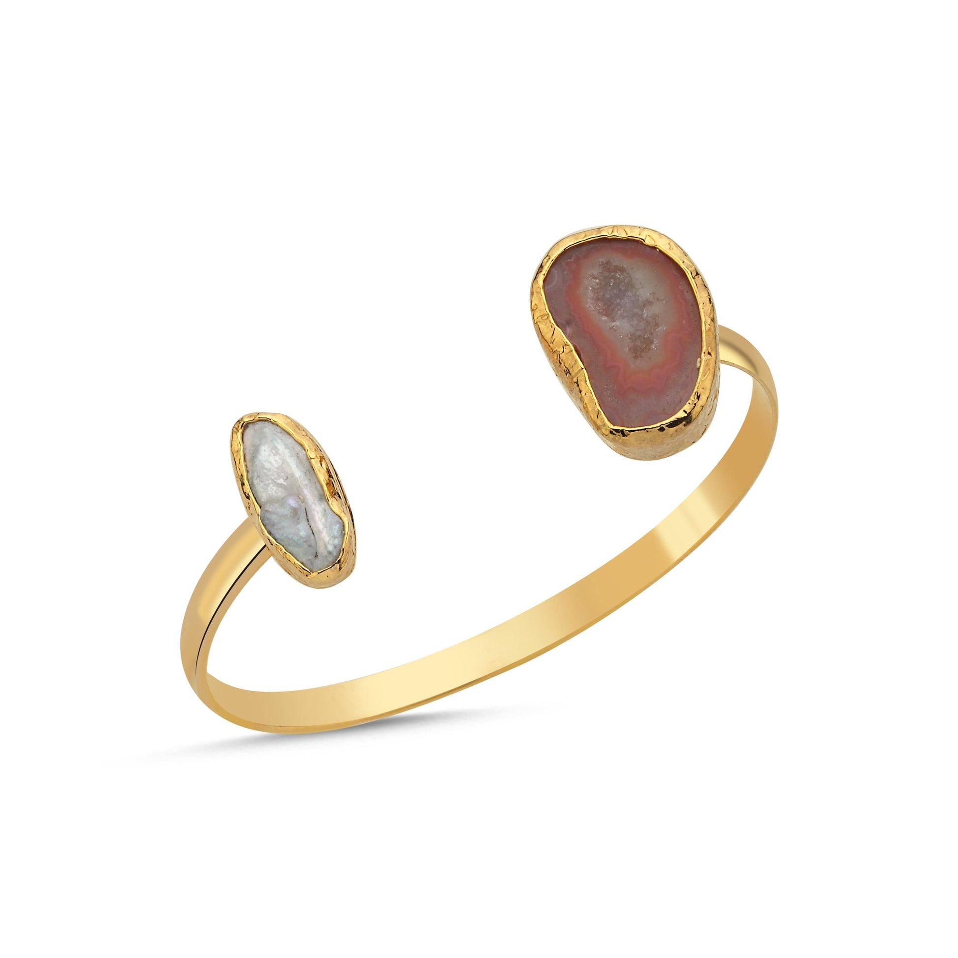 Amber Agate Harmony Cuff