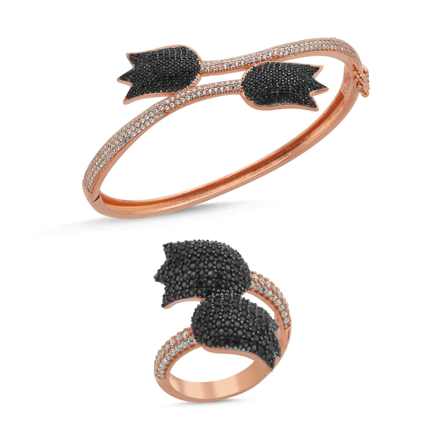 Tulip Black Bracelet