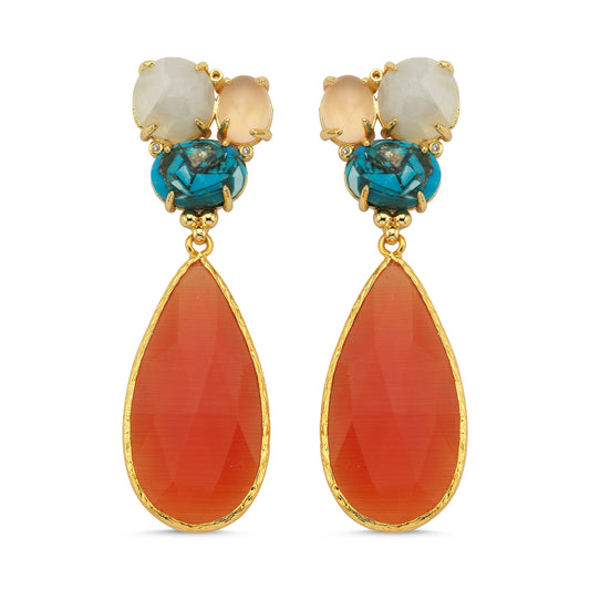 Julie teardrop earrings - Earrings