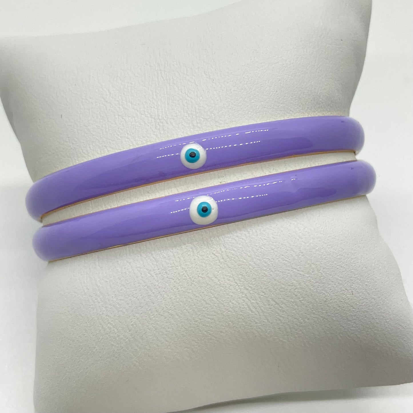 Rainbow Enamel Cuff Bracelets