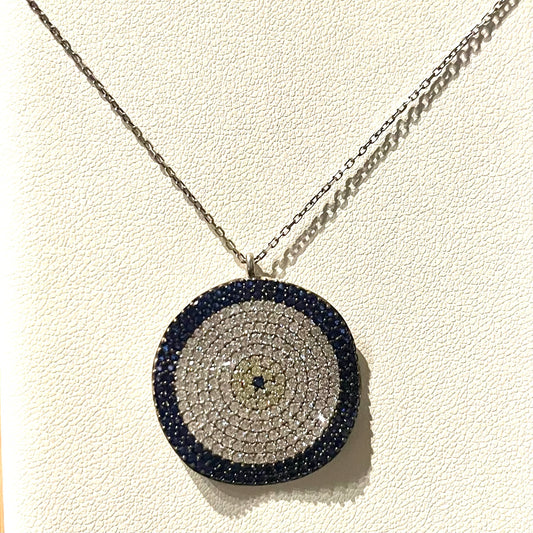 925 Silver Evil Eye Necklace 3