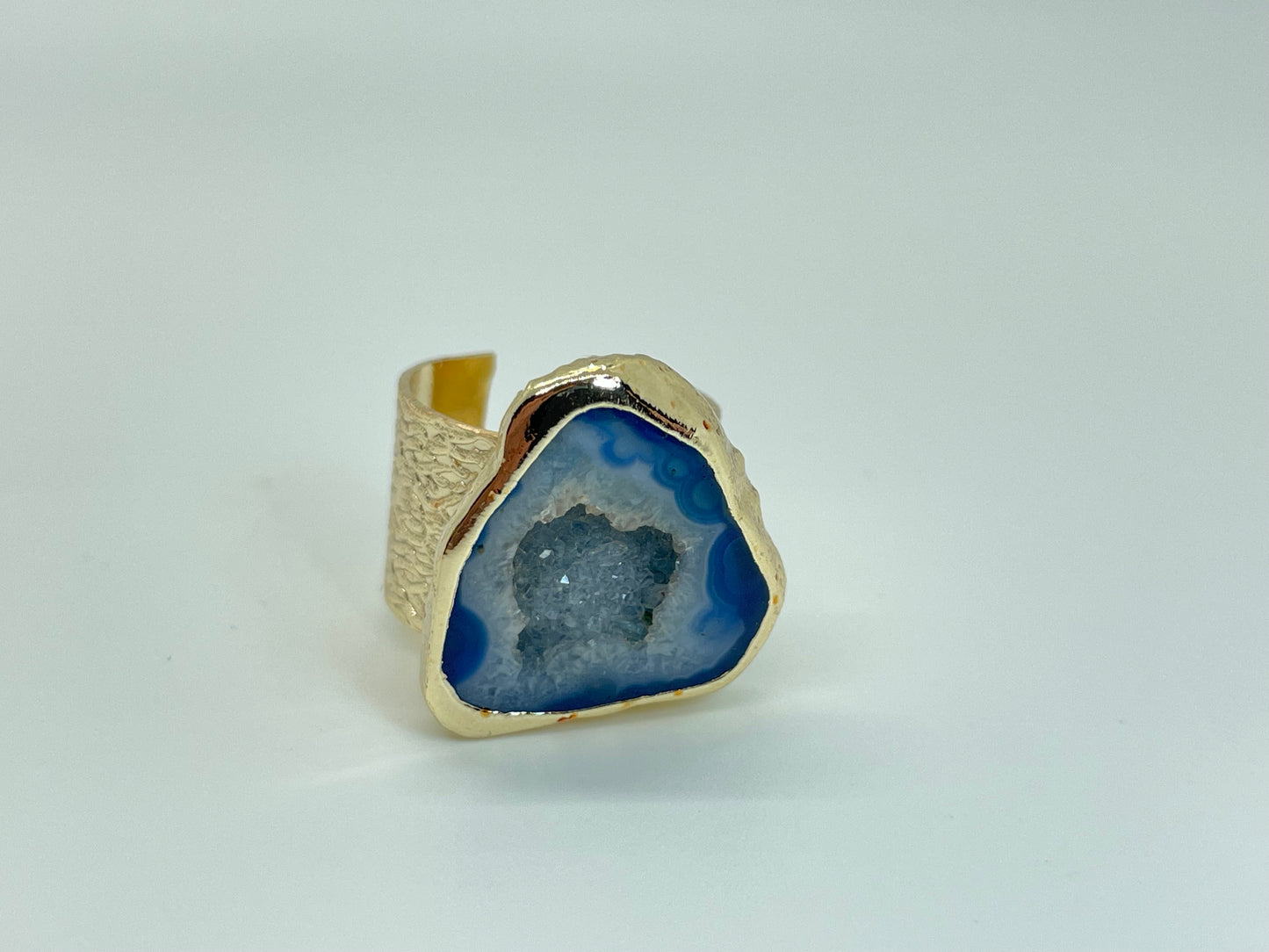 Blue Agate Ring 2
