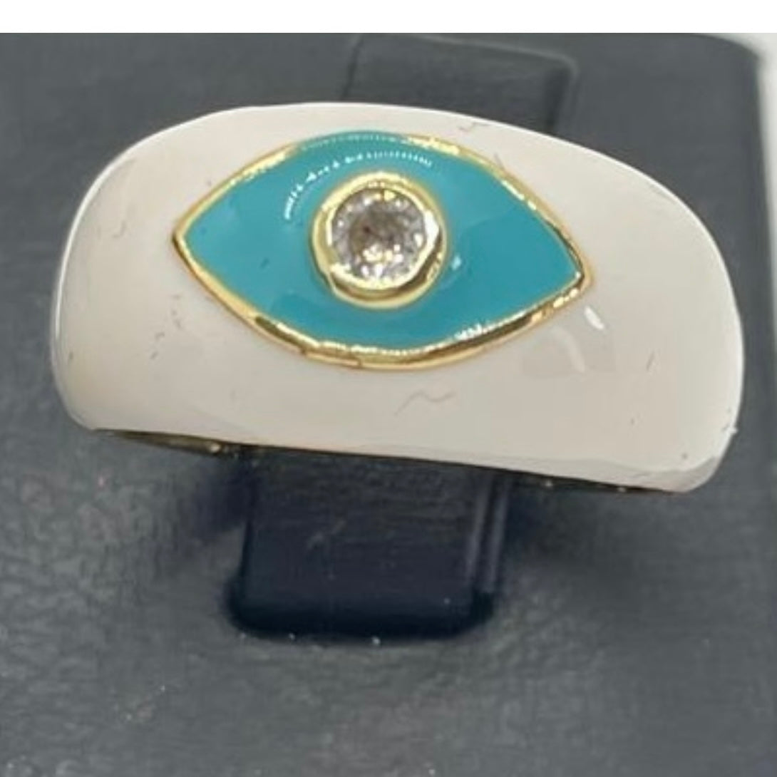 Eye Enamel Rings