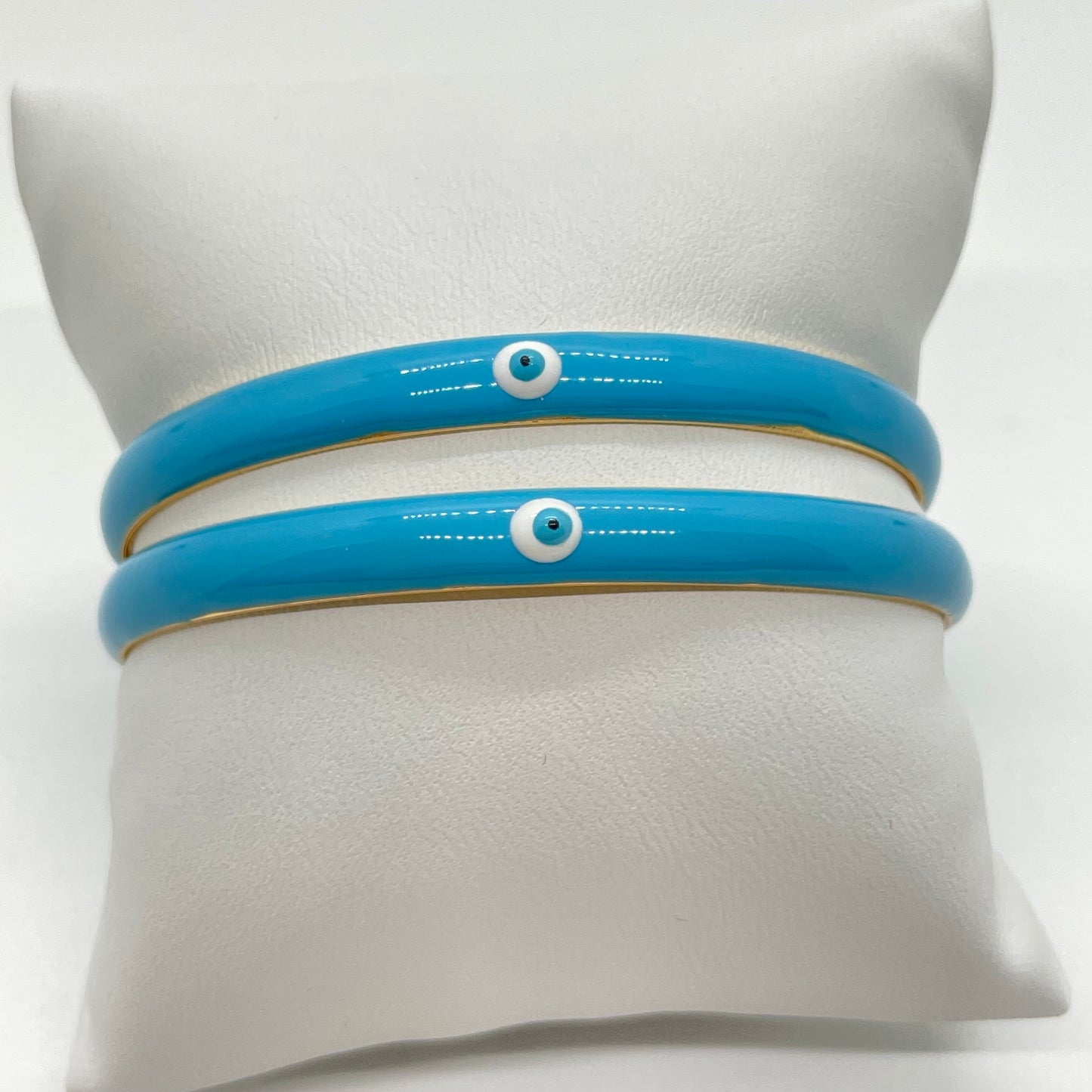 Rainbow Enamel Cuff Bracelets