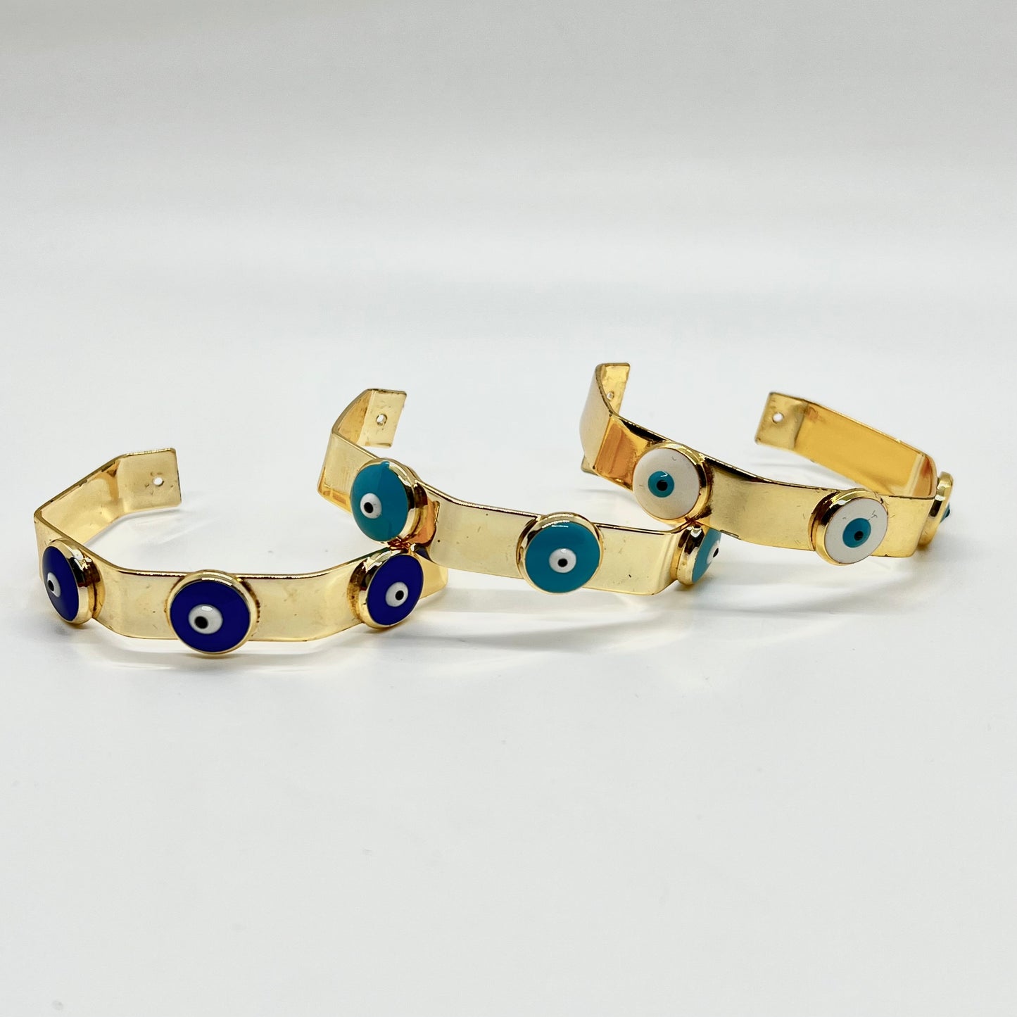 Hexa Evil Eye Cuff Bracelet