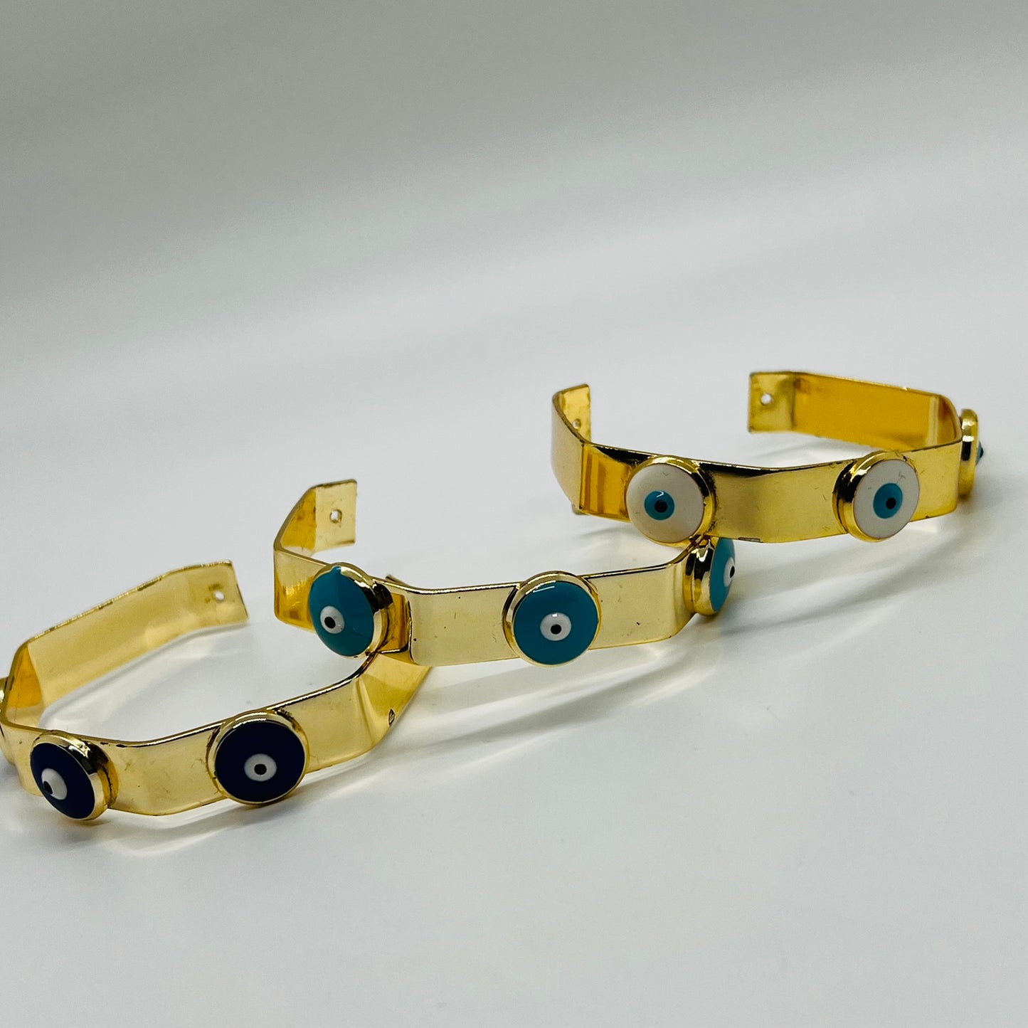 Hexa Evil Eye Cuff Bracelet