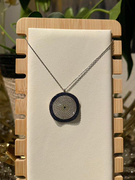 925 Silver Evil Eye Necklace 3