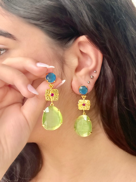 Noor gem earrings