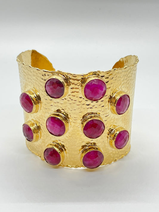 Kai Gold Plated Cuff Bracelet