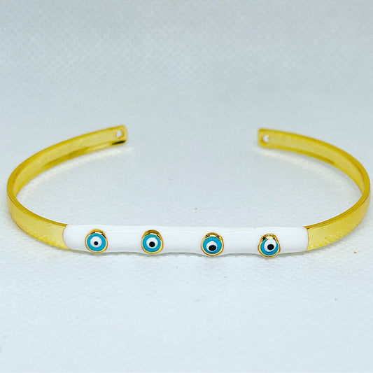 Evil Eye Enamel Bracelet