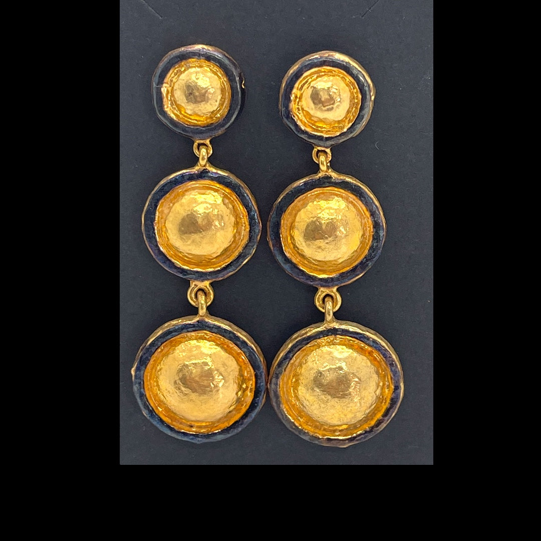 Bronze Drop Earrings